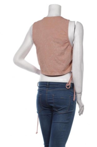 Γυναικείο αμάνικο μπλουζάκι Missguided, Μέγεθος L, Χρώμα Σάπιο μήλο, Τιμή 13,64 €