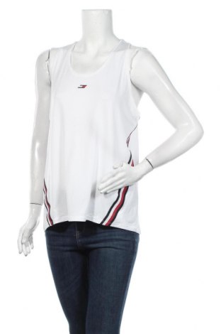 Γυναικείο αμάνικο μπλουζάκι Tommy Hilfiger, Μέγεθος L, Χρώμα Λευκό, Πολυεστέρας, Τιμή 10,37 €