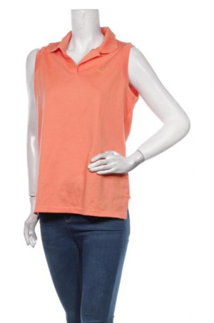 Γυναικείο αμάνικο μπλουζάκι Trigema, Μέγεθος L, Χρώμα Πορτοκαλί, 94% βαμβάκι, 6% ελαστάνη, Τιμή 3,68 €