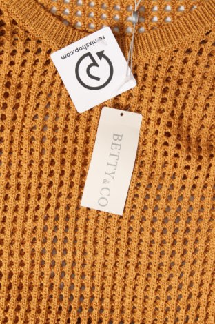 Γυναικείο πουλόβερ Betty & Co, Μέγεθος XL, Χρώμα Κίτρινο, 72%ακρυλικό, 28% πολυαμίδη, Τιμή 26,13 €