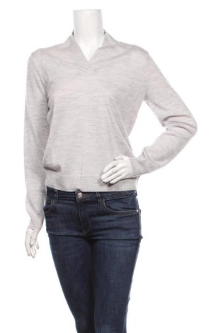 Дамски пуловер Brooks Brothers, Размер M, Цвят Сив, 100% мерино, Цена 269,25 лв.
