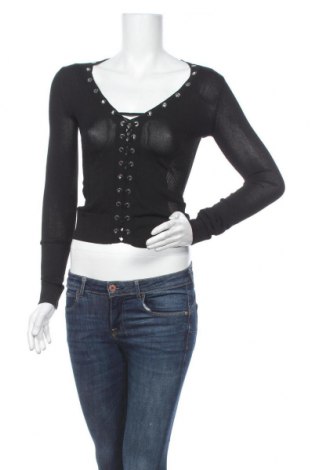 Γυναικείο πουλόβερ Guess, Μέγεθος XS, Χρώμα Μαύρο, 65% βισκόζη, 35% πολυαμίδη, Τιμή 16,93 €