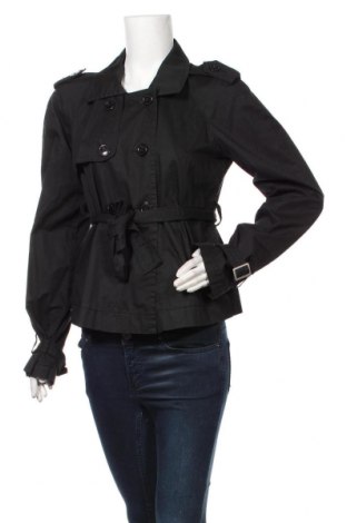 Damen Trenchcoat Piazza Italia, Größe L, Farbe Schwarz, Baumwolle, Preis 30,62 €