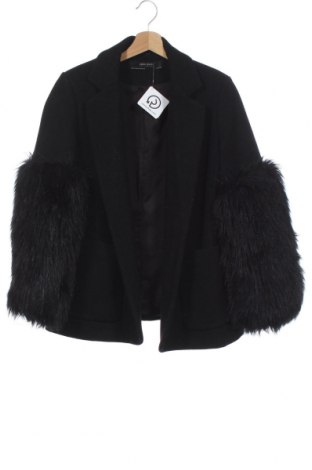 Palton de femei Zara, Mărime XS, Culoare Negru, Lână,acril, poliamidă, poliester, Preț 292,76 Lei