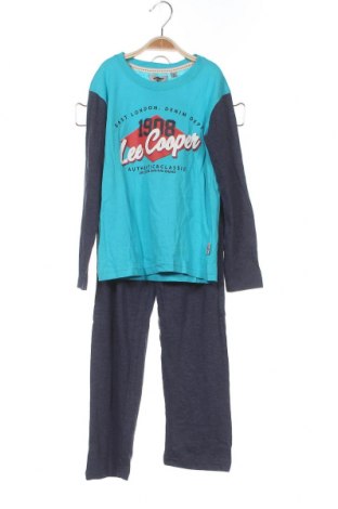 Детска пижама Lee Cooper, Размер 7-8y/ 128-134 см, Цвят Син, Памук, Цена 20,65 лв.