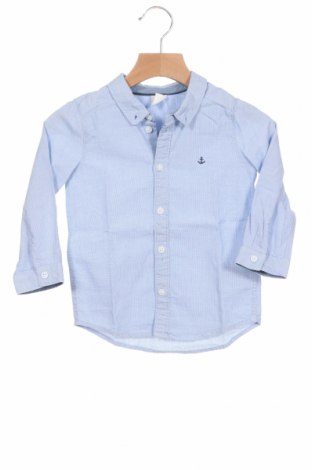 Kinderhemd H&M, Größe 18-24m/ 86-98 cm, Farbe Blau, Baumwolle, Preis 8,42 €