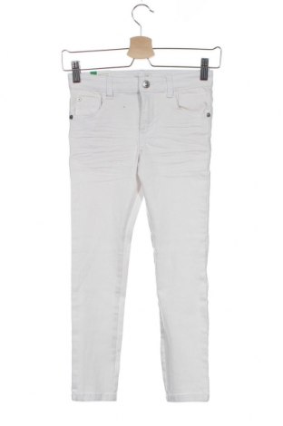 Dětské džíny  United Colors Of Benetton, Velikost 7-8y/ 128-134 cm, Barva Bílá, 74% bavlna, 24% polyester, 2% elastan, Cena  447,00 Kč