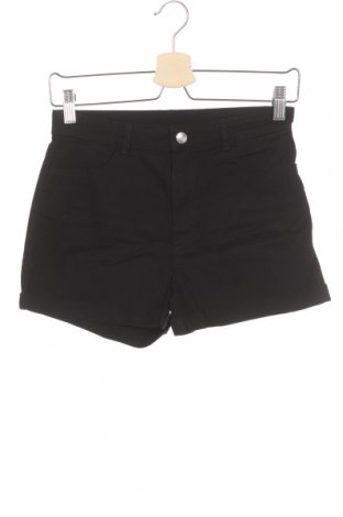 Детски къс панталон H&M, Размер 14-15y/ 168-170 см, Цвят Черен, 98% памук, 2% еластан, Цена 4,72 лв.