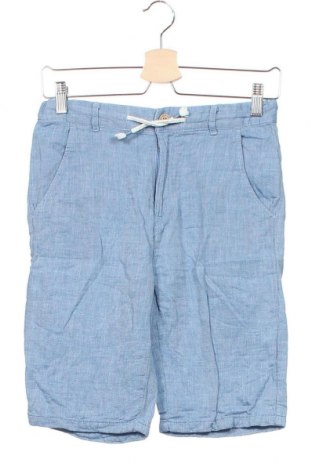 Kinder Shorts Zara, Größe 11-12y/ 152-158 cm, Farbe Blau, 73% Baumwolle, 27% Leinen, Preis 9,74 €