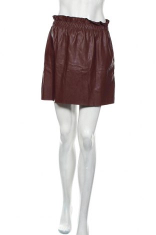 Δερμάτινη φούστα Zara Knitwear, Μέγεθος M, Χρώμα Καφέ, Δερματίνη, Τιμή 11,38 €