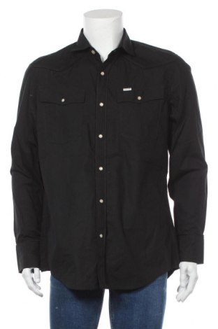 Мъжка риза G-Star Raw, Размер XL, Цвят Черен, Памук, Цена 141,75 лв.