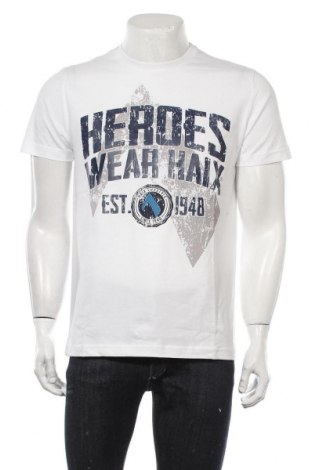 Herren T-Shirt, Größe M, Farbe Weiß, Baumwolle, Preis 7,30 €