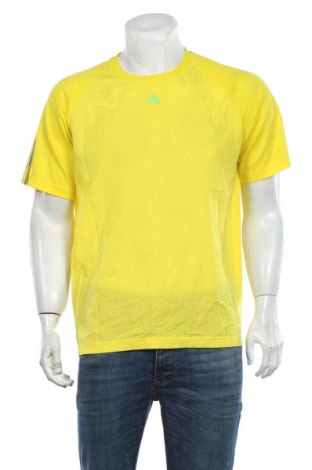 Ανδρικό t-shirt Adidas, Μέγεθος L, Χρώμα Κίτρινο, Πολυεστέρας, Τιμή 6,82 €