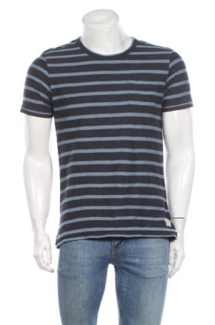 Herren T-Shirt Jack & Jones, Größe M, Farbe Blau, Baumwolle, Preis 11,69 €