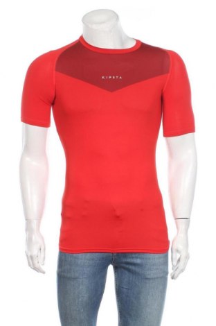 Мъжка тениска Kipsta, Размер S, Цвят Червен, Цена 21,84 лв.