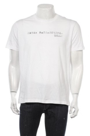 Мъжка тениска Luis Trenker, Размер XL, Цвят Бял, Памук, Цена 145,24 лв.