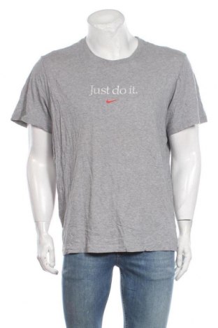 Ανδρικό t-shirt Nike, Μέγεθος XL, Χρώμα Γκρί, Βαμβάκι, Τιμή 8,73 €