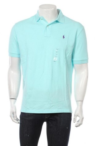 Herren T-Shirt Polo By Ralph Lauren, Größe M, Farbe Blau, Baumwolle, Preis 50,91 €