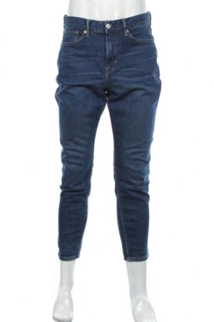 Męskie jeansy H&M, Rozmiar M, Kolor Niebieski, 99% bawełna, 1% elastyna, Cena 111,95 zł