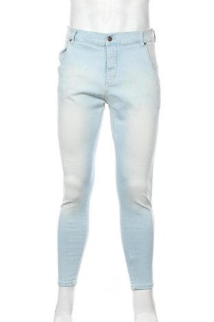 Męskie jeansy SikSilk, Rozmiar L, Kolor Niebieski, 98% bawełna, 2% elastyna, Cena 211,37 zł