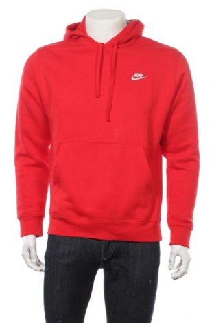 Męska bluza Nike, Rozmiar S, Kolor Czerwony, 80% bawełna, 20% poliester, Cena 237,89 zł