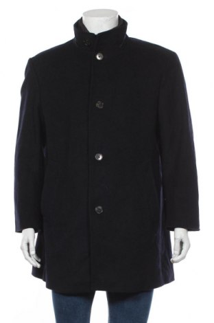 Pánský kabát  Joop!, Velikost XL, Barva Modrá, 65% vlna, 30% polyamide, 5% jiné tkaniva , Cena  9 446,00 Kč