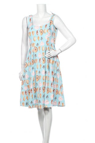 Φόρεμα Hell Bunny, Μέγεθος L, Χρώμα Πολύχρωμο, 98% βαμβάκι, 2% ελαστάνη, Τιμή 22,08 €