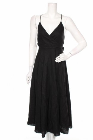 Kleid Zara, Größe S, Farbe Schwarz, 55% Leinen, 45% Viskose, Preis 29,23 €