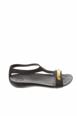 Sandalen Crocs, Größe 35, Farbe Schwarz, Polyurethan, Preis 32,12 €