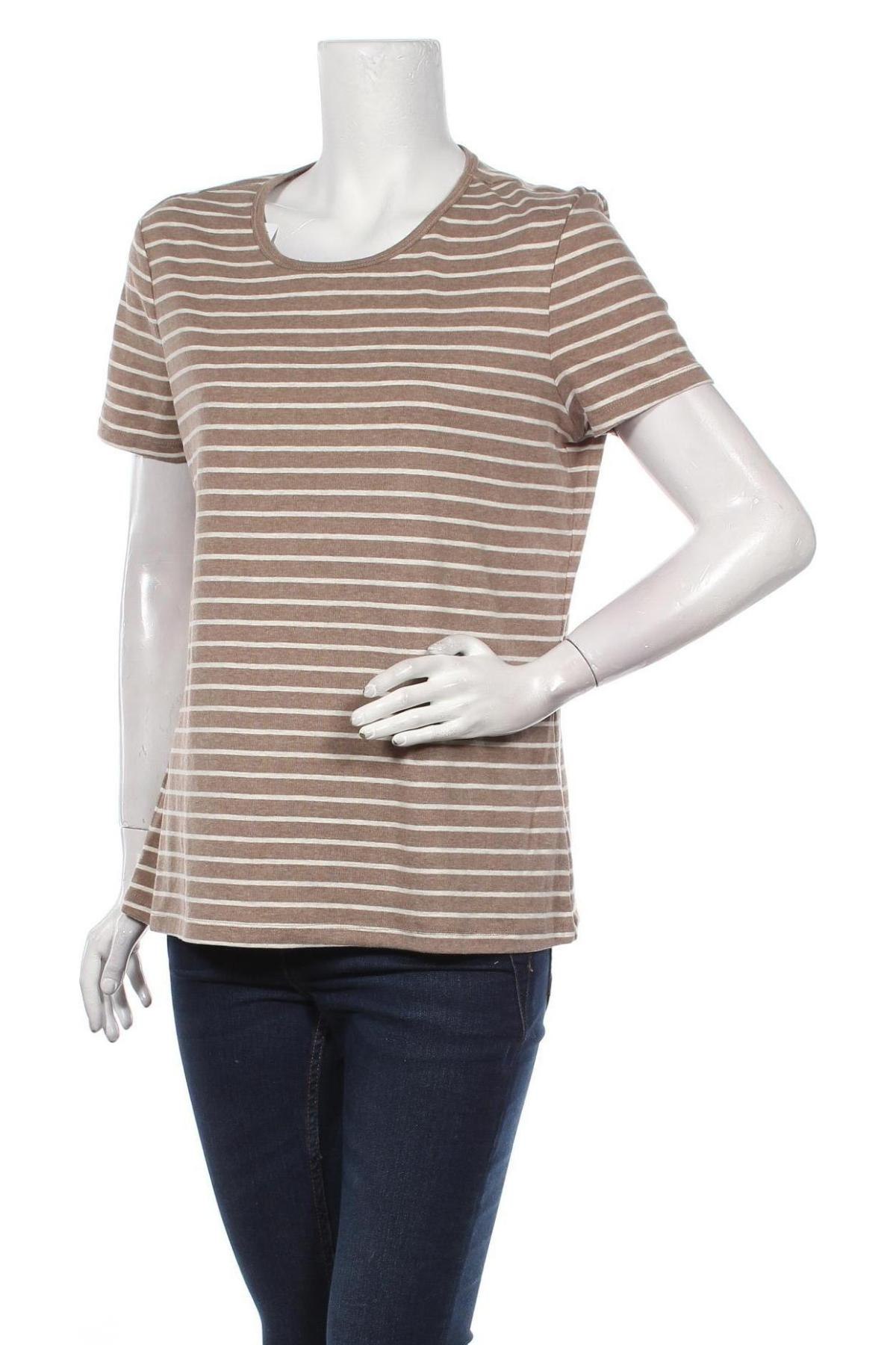Dámske tričko Montego, Veľkosť XXL, Farba Béžová, 50% bavlna, 49% polyester, 1% viskóza, Cena  13,92 €