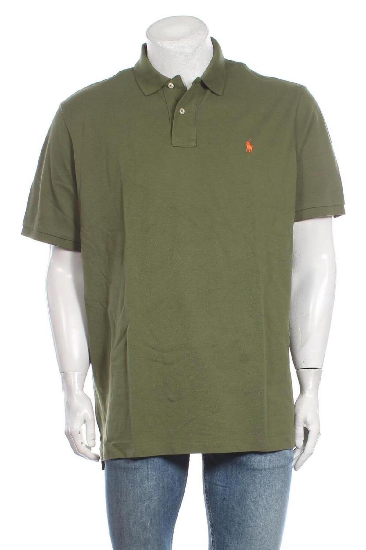 Herren T-Shirt Polo By Ralph Lauren, Größe XL, Farbe Grün, 100% Baumwolle, Preis 52,14 €