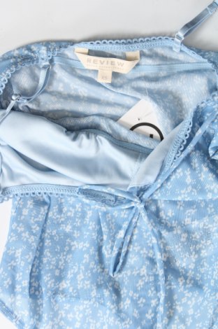Дамска блуза - боди Review, Размер XS, Цвят Син, Цена 11,55 лв.