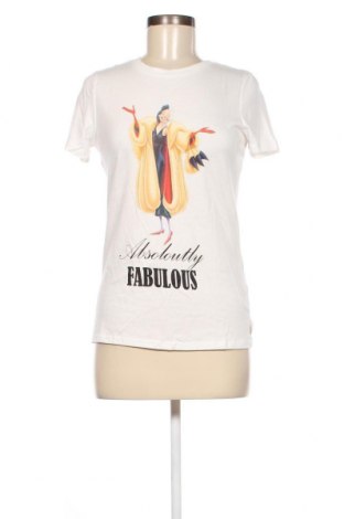 Γυναικείο t-shirt Camaieu, Μέγεθος S, Χρώμα Λευκό, Τιμή 9,67 €