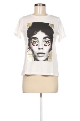Γυναικείο t-shirt Camaieu, Μέγεθος S, Χρώμα Λευκό, Τιμή 9,67 €