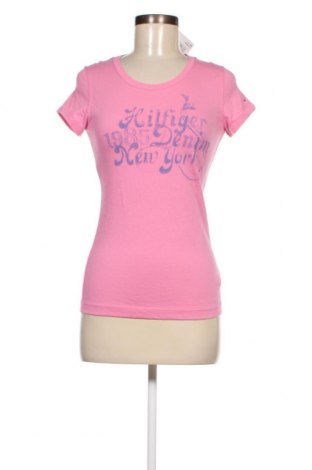 Γυναικείο t-shirt Hilfiger Denim, Μέγεθος S, Χρώμα Ρόζ , Τιμή 17,94 €