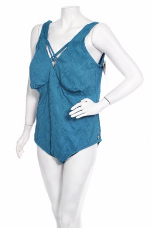 Damen-Badeanzug Ulla Popken, Größe 3XL, Farbe Blau, Preis 32,99 €