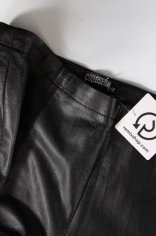 Γυναικείο παντελόνι δερμάτινο Colloseum, Μέγεθος M, Χρώμα Μαύρο, Τιμή 23,51 €