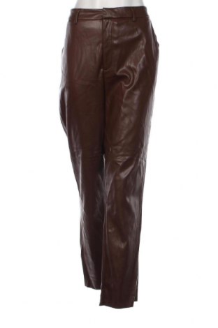 Γυναικείο παντελόνι δερμάτινο Supre, Μέγεθος XXL, Χρώμα Καφέ, Τιμή 64,95 €