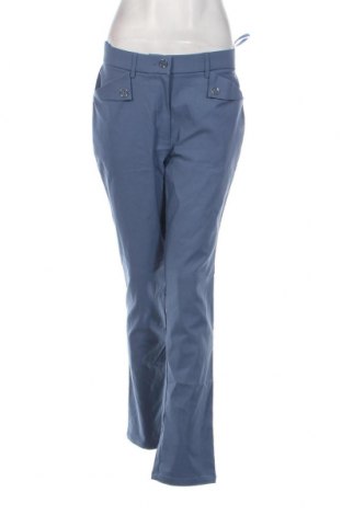 Γυναικείο παντελόνι Helena Vera, Μέγεθος M, Χρώμα Μπλέ, Τιμή 5,58 €