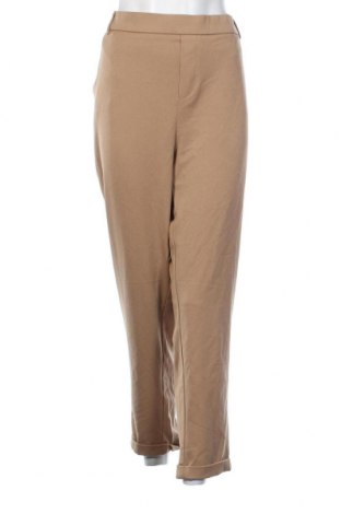 Дамски панталон Vero Moda, Размер XXL, Цвят Бежов, Цена 18,36 лв.