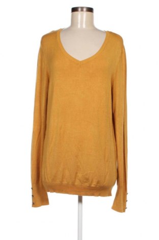 Γυναικείο πουλόβερ Gina, Μέγεθος XL, Χρώμα Κίτρινο, Τιμή 23,51 €