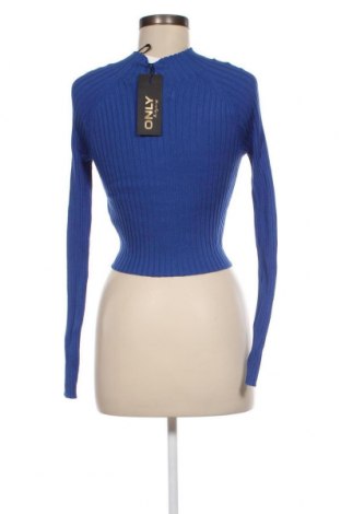 Дамски пуловер ONLY, Размер M, Цвят Син, Цена 54,00 лв.