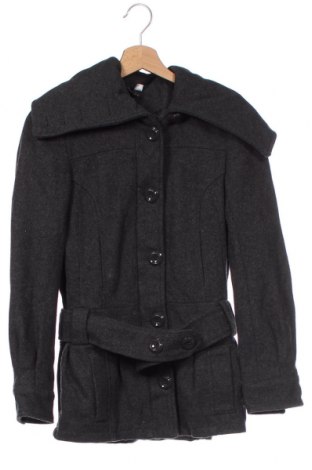 Дамско палто H&M Divided, Размер XS, Цвят Сив, Цена 7,00 лв.