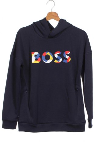 Hanorac pentru copii BOSS, Mărime 13-14y/ 164-168 cm, Culoare Albastru, Preț 244,61 Lei