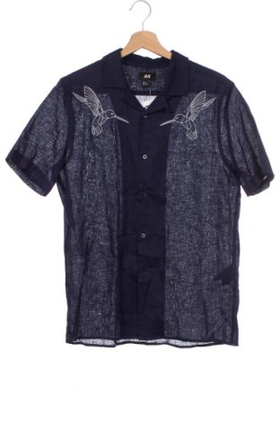 Ανδρικό πουκάμισο H&M, Μέγεθος S, Χρώμα Μπλέ, Τιμή 3,53 €