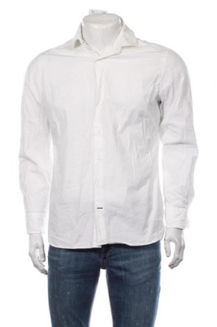 Мъжка риза Mango, Размер L, Цвят Бял, Цена 29,00 лв.