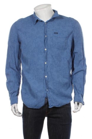 Мъжка риза Pepe Jeans, Размер L, Цвят Син, Цена 55,00 лв.