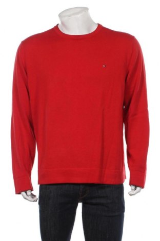 Мъжки пуловер Tommy Hilfiger, Размер XL, Цвят Червен, Цена 82,00 лв.