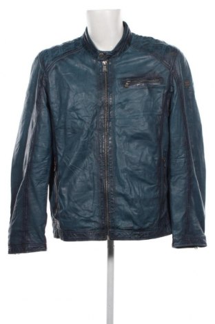 Ανδρικό δερμάτινο μπουφάν Engbers, Μέγεθος XL, Χρώμα Μπλέ, Τιμή 183,61 €