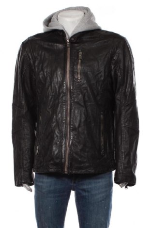 Ανδρικό δερμάτινο μπουφάν Engbers, Μέγεθος XL, Χρώμα Μαύρο, Τιμή 155,36 €